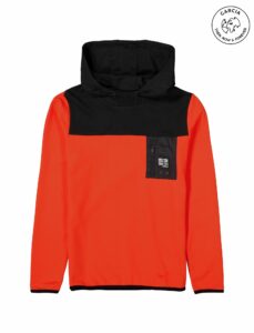 Shoot99 hoodie zwart-rood