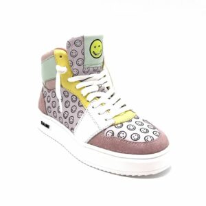 BAM Sneakers Pink Smiley